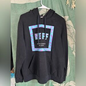 Neff Black Sweater Bold Logo Design